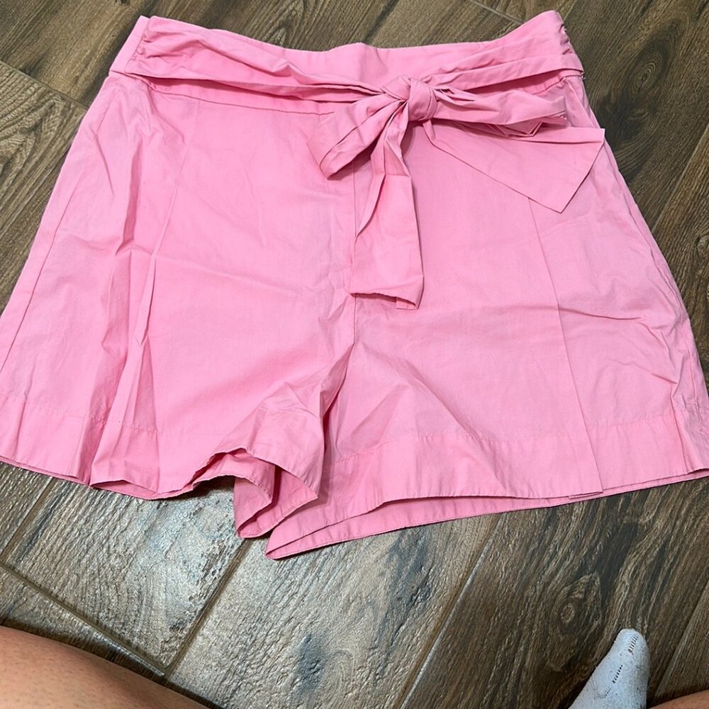 J Crew Pink Shorts with Bow